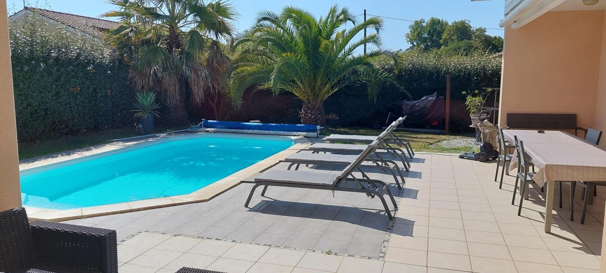 Villa Piscine Proche Plages Angresse Exterior foto